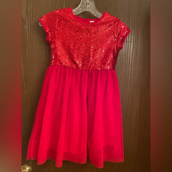 OshKosh B'gosh Other - COPY - Oshkosh B’gosh Red Sequin Tulle Dress Girls Sz-7